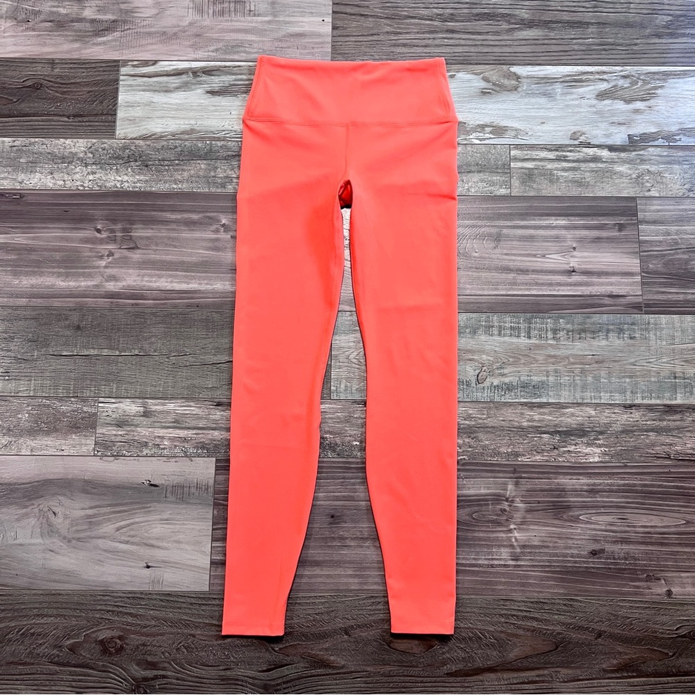 All In Motion NWOT Brushed Sculpt High Rise Workout Leggings Small Neon Orange